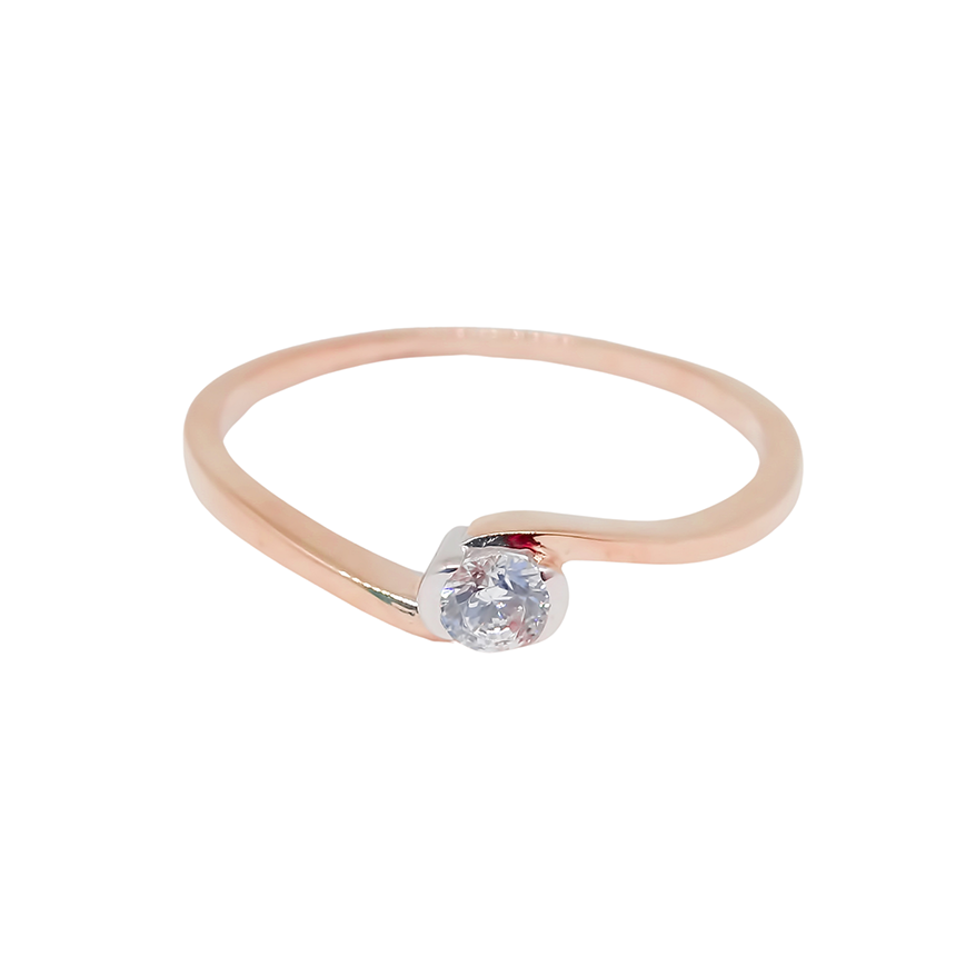 Amor Eterno - Anillo Spica / Oro Sólido 10k