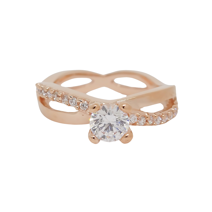 Amor Eterno - Anillo Infinity Universe / Oro 10k Solido