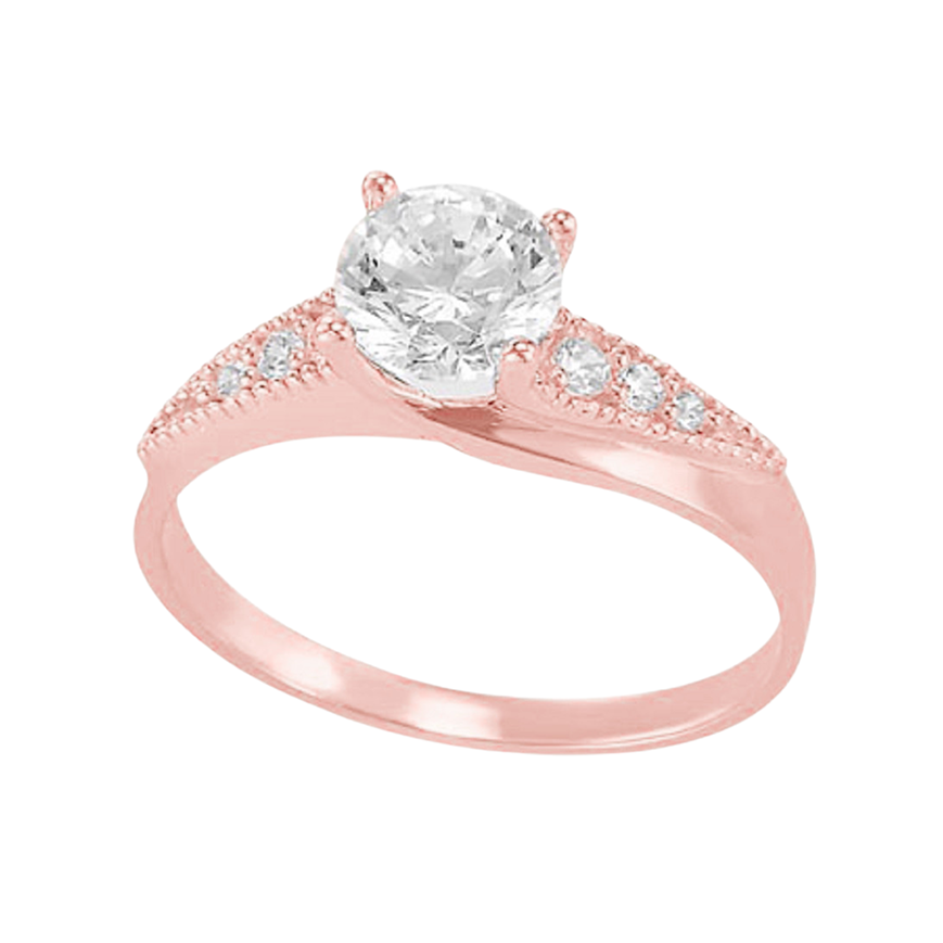 Amor Eterno - Solitario Hermoso / Juwel / Oro 14k Solido