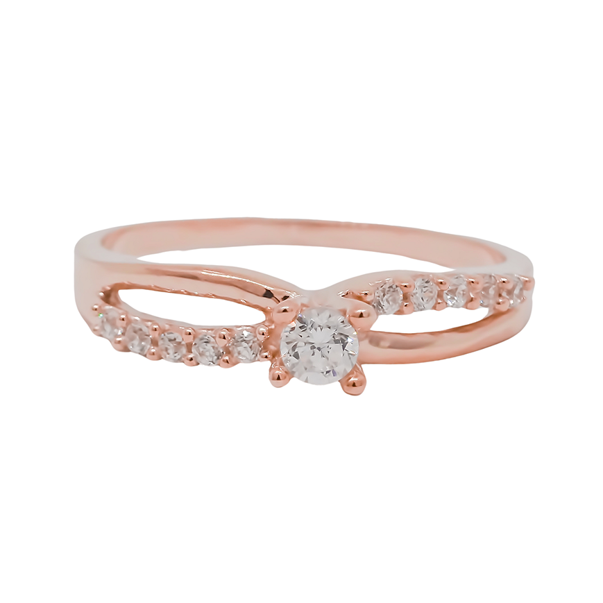 Amor Eterno - Anillo Venus / Oro 14k Sólido