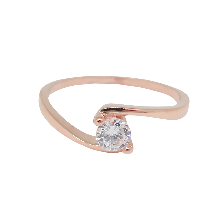 Amor Eterno - Anillo Waves / Oro Sólido 10k