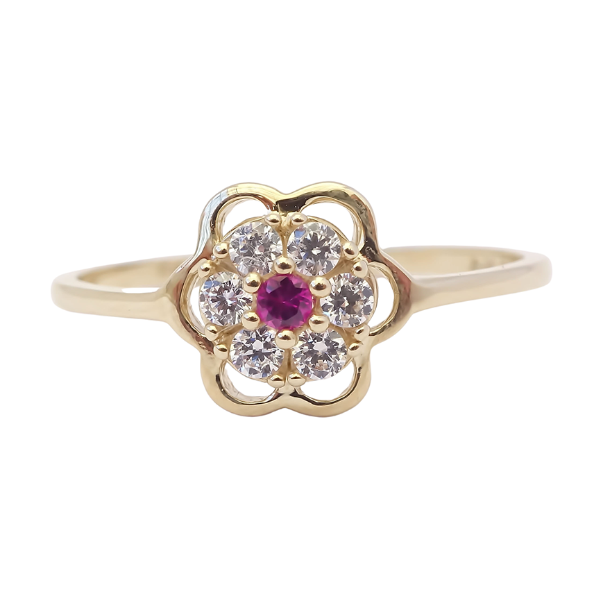 Amor Eterno - Anillo Lillium / Oro 14k Sólido