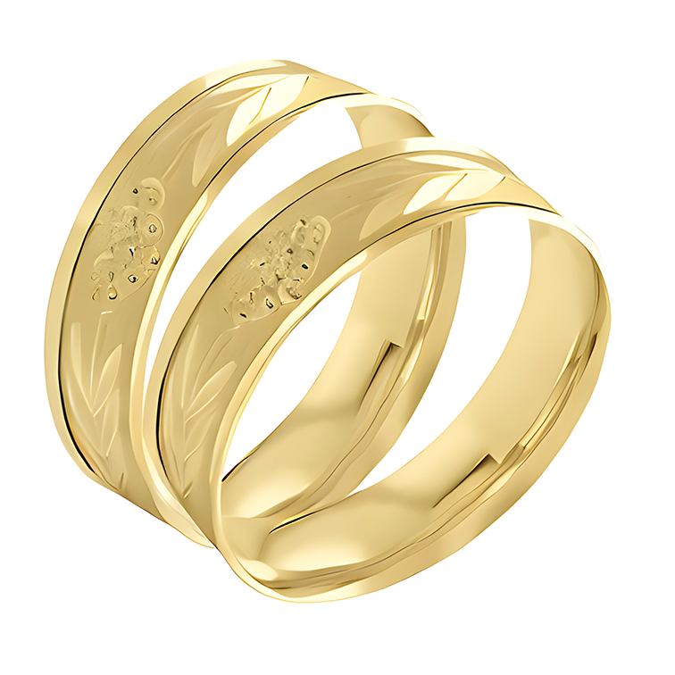 Argollas Aleksei 14k