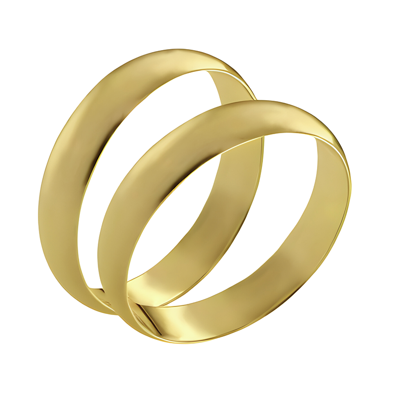 Argollas Alianza 14k