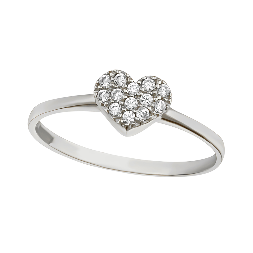 Amor Eterno - Anillo Corazón Bombón / Oro Sólido 14k