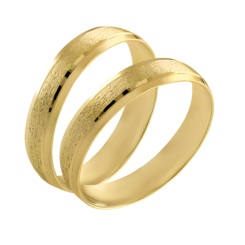 Argollas Cascada 14k