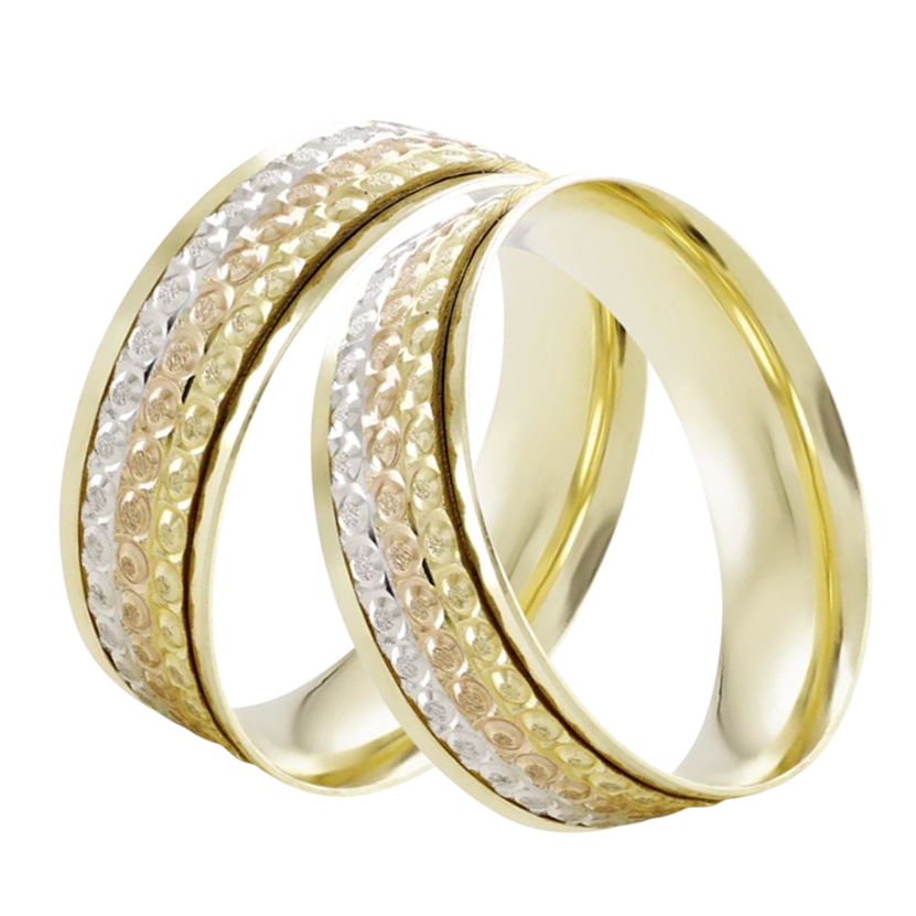 Argollas Trinity 14k