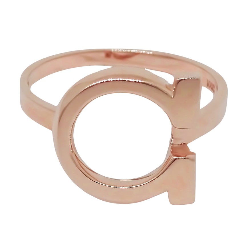 Amor Eterno - Anillo Omega / Oro 10k Sólido