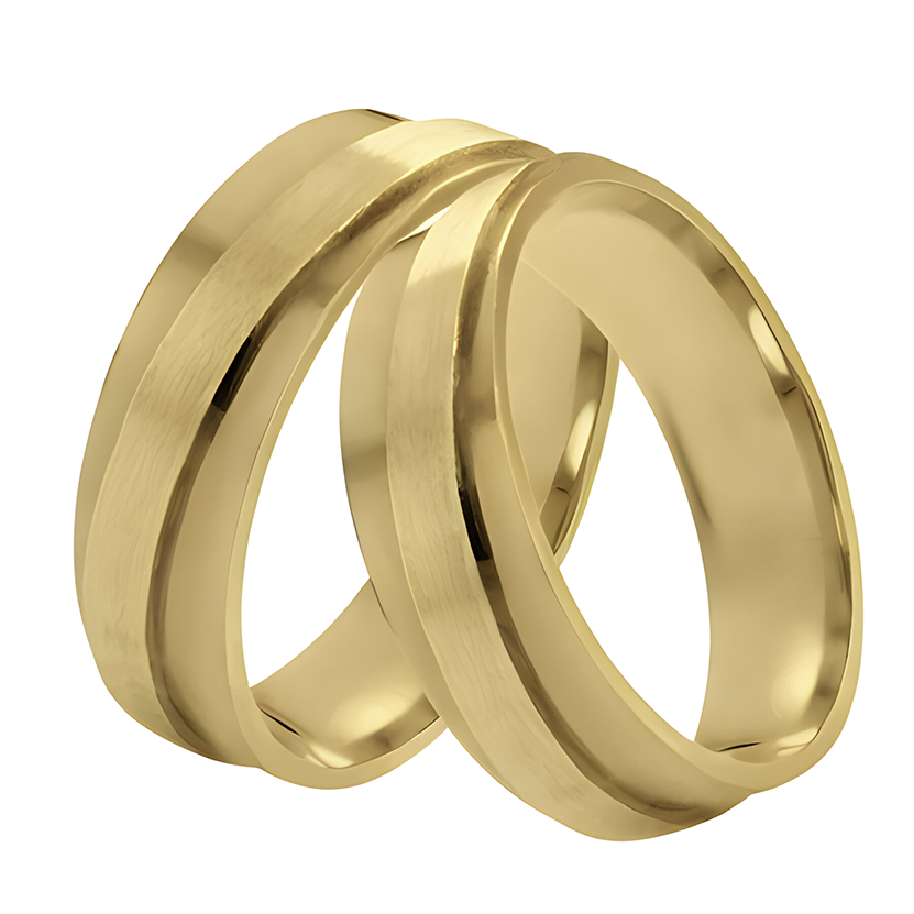 Argollas Saturno 14k