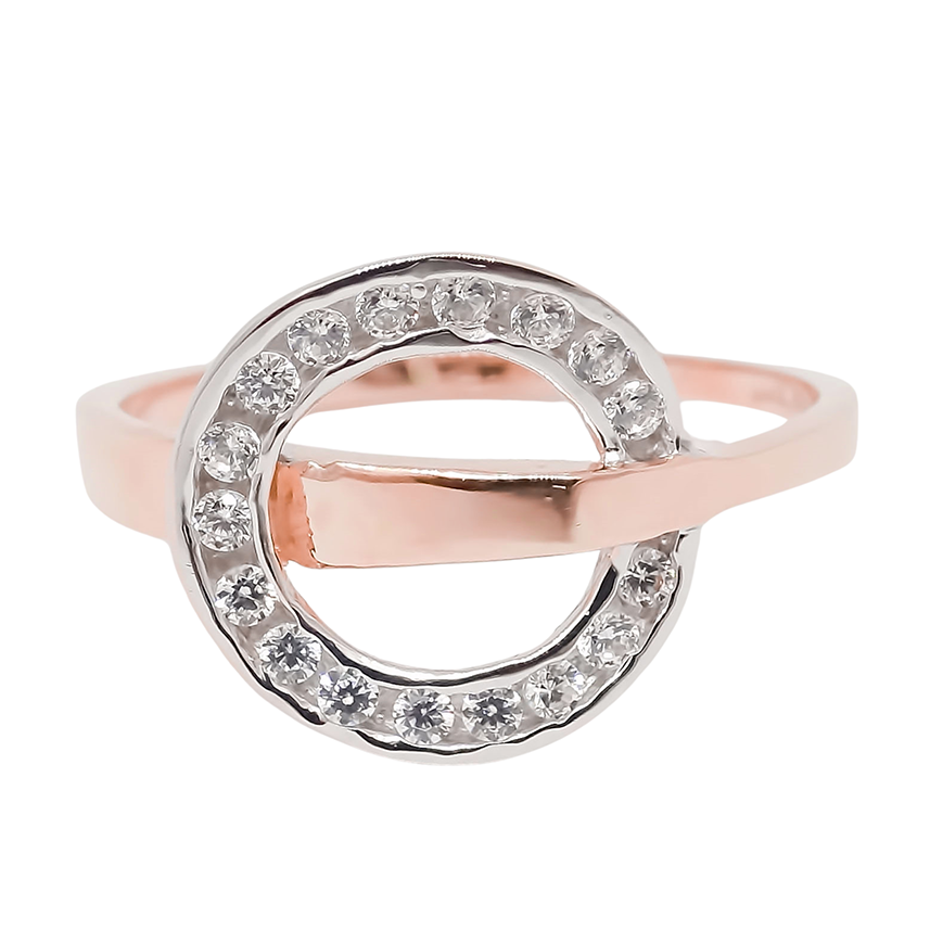 Amor Eterno - Anillo Orbit / Oro 14k Sólido