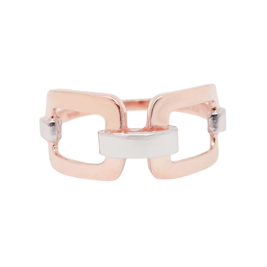 Amor Eterno - Anillo Marino / Oro 10k Solido