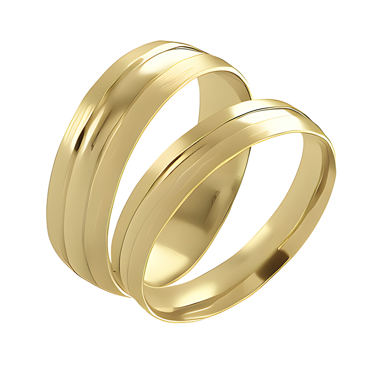 Argollas Armonía 14k