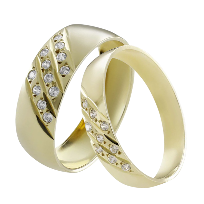 Argollas Paradise 14k