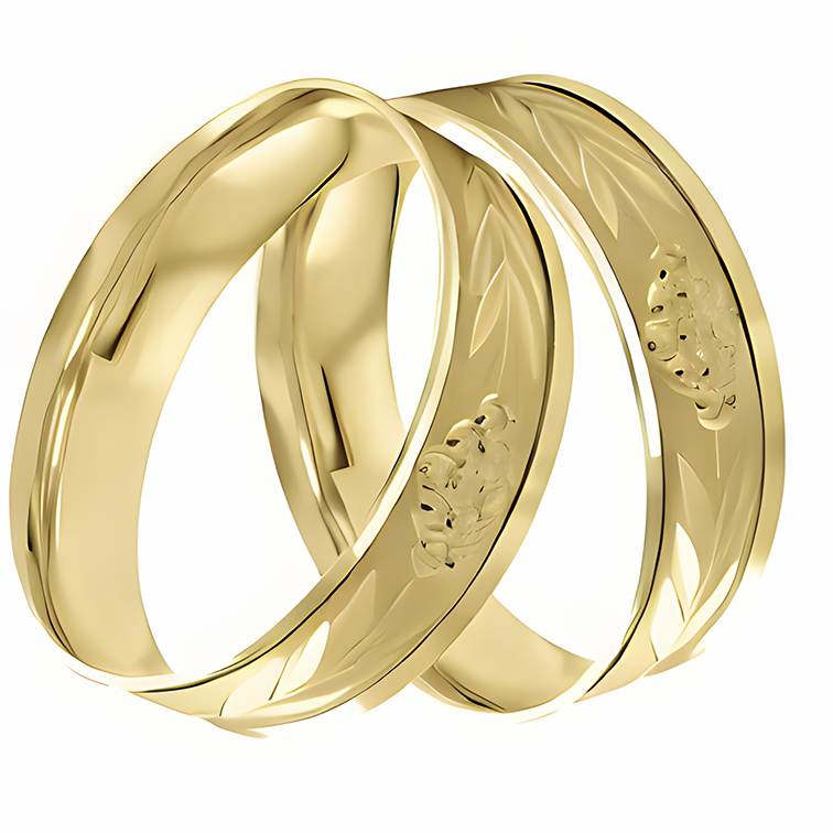 Argollas Aleksei 14k