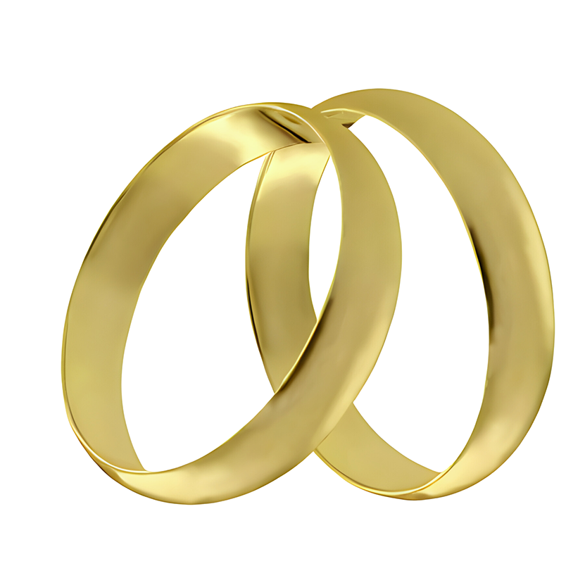 Argollas Alianza 14k