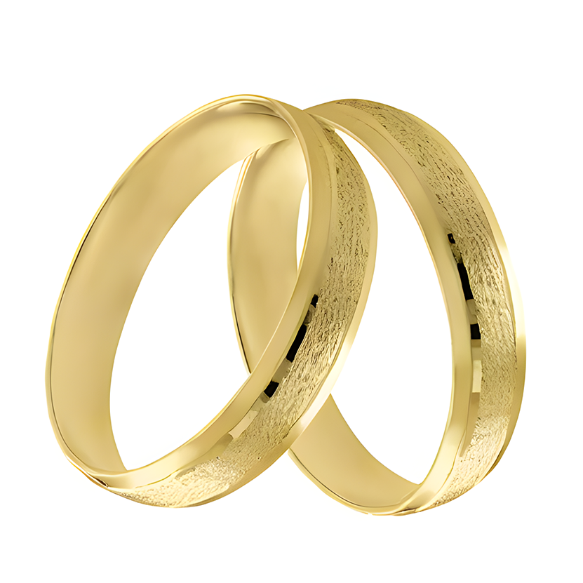 Argollas Cascada 14k