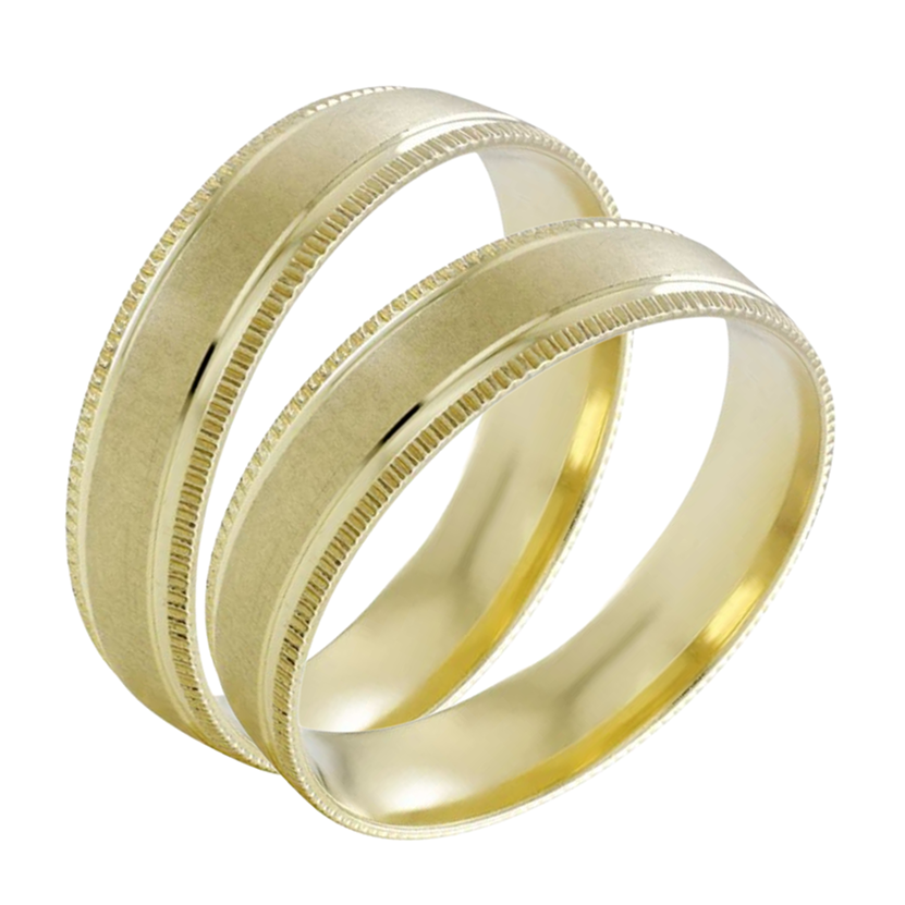 Argollas Lazo 5mm 14k