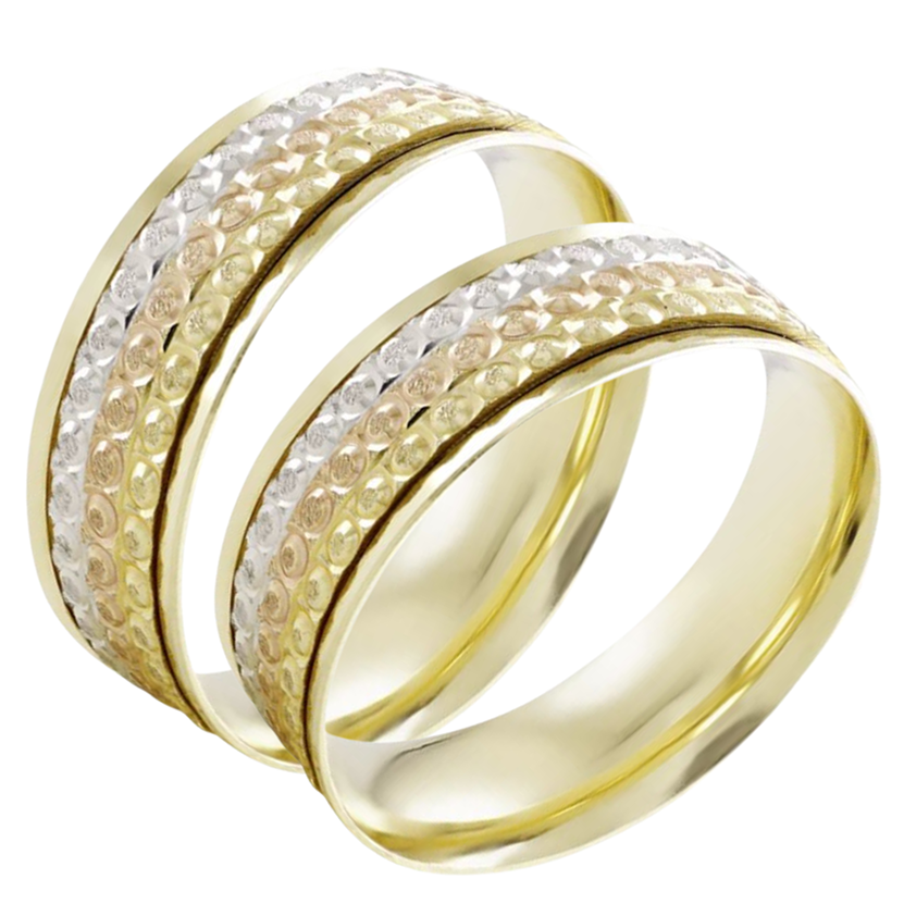 Argollas Trinity 14k
