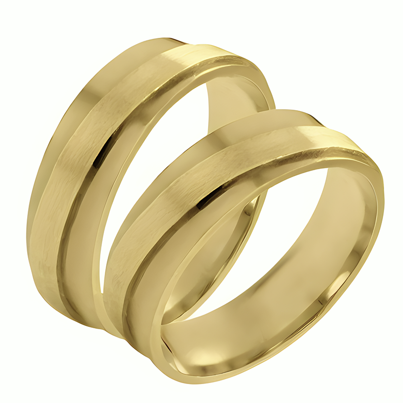Argollas Saturno 10k