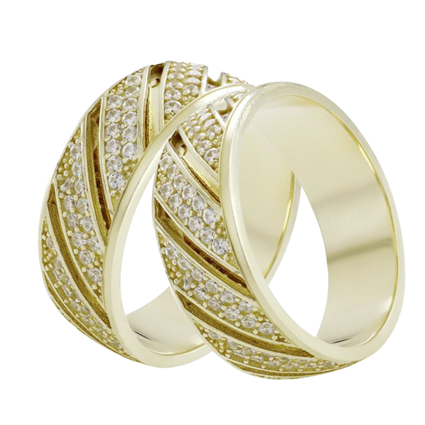 Argollas Infinito 14k