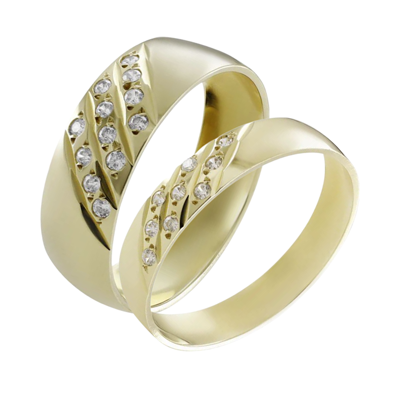 Argollas Paradise 14k