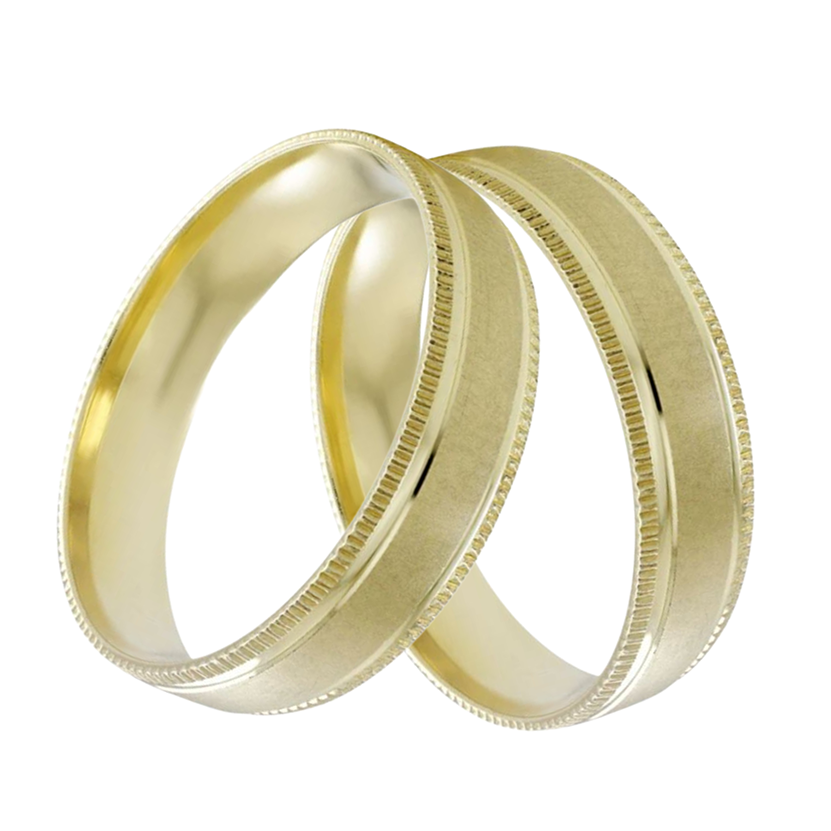 Argollas Lazo 5mm 14k