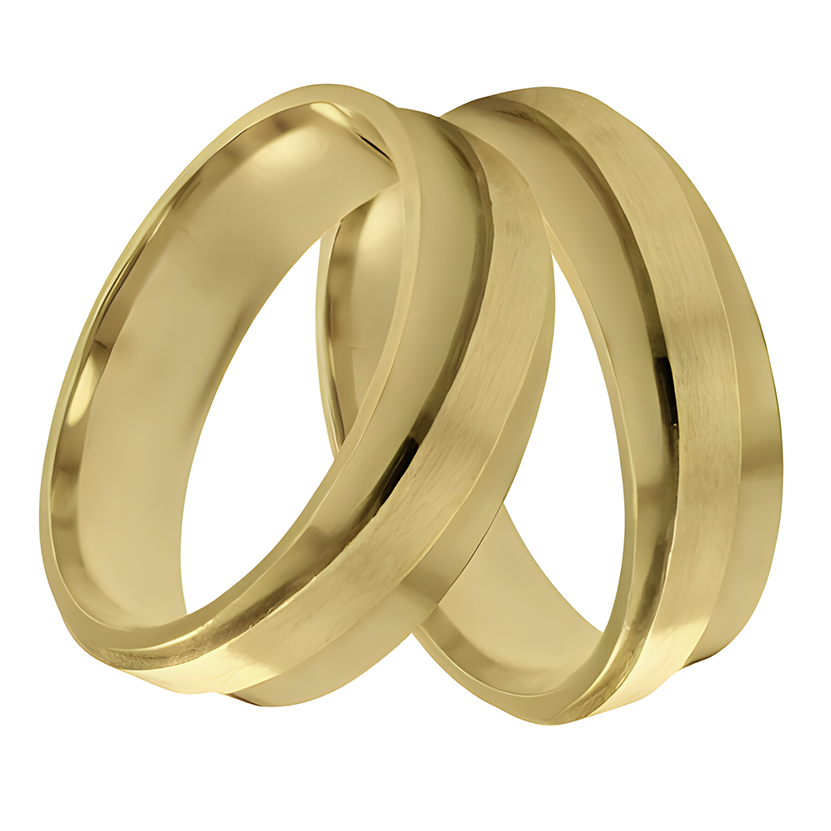 Argollas Saturno 14k