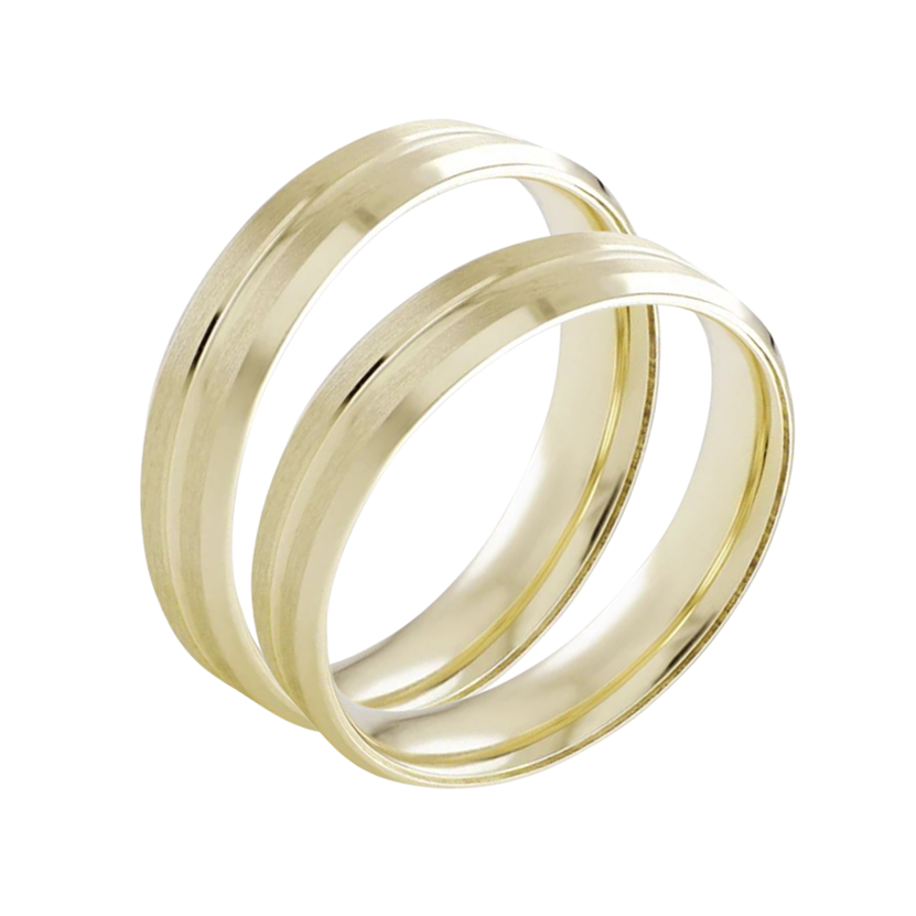 Argollas Inspiración 5mm 14k