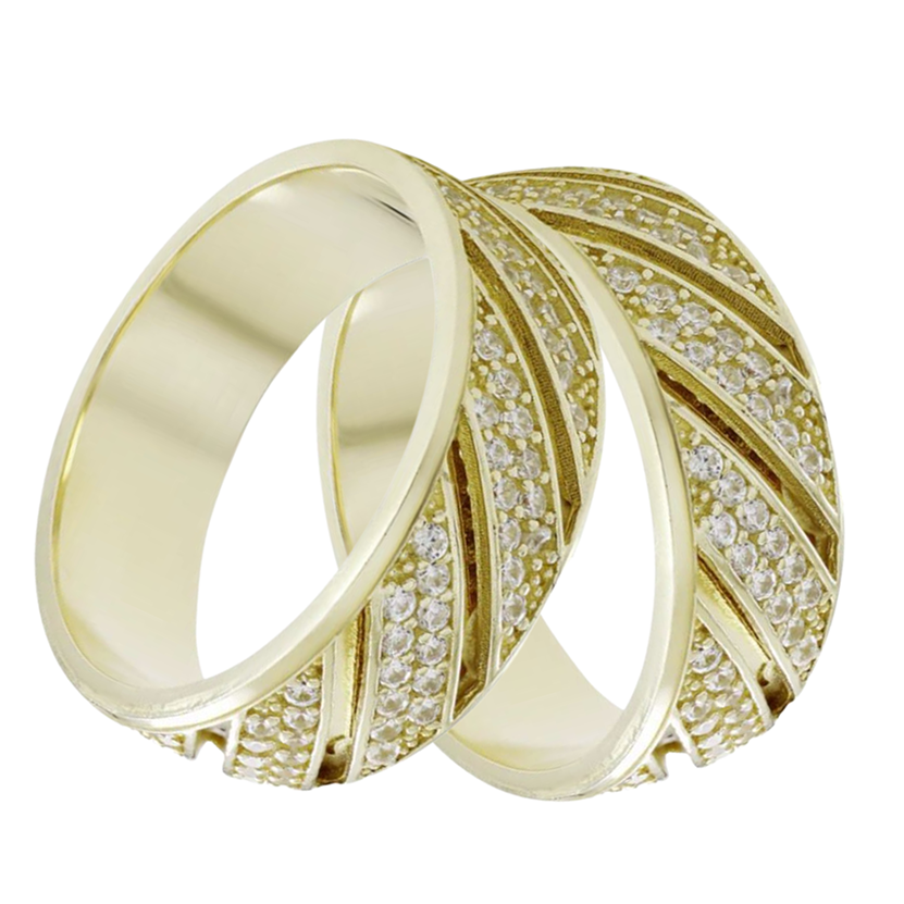 Argollas Infinito 14k