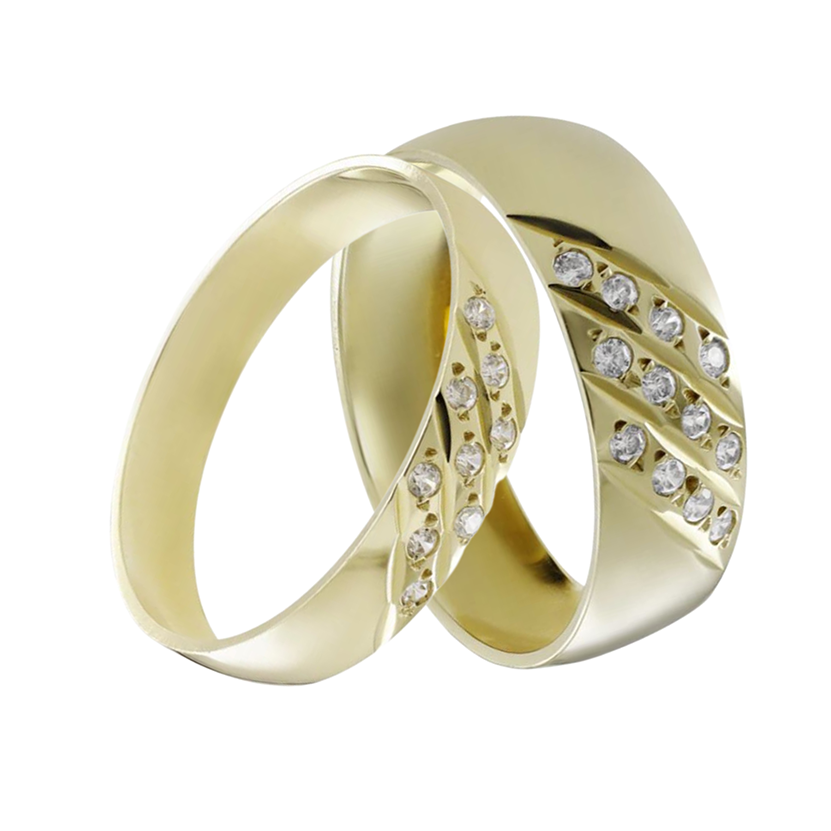 Argollas Paradise 14k