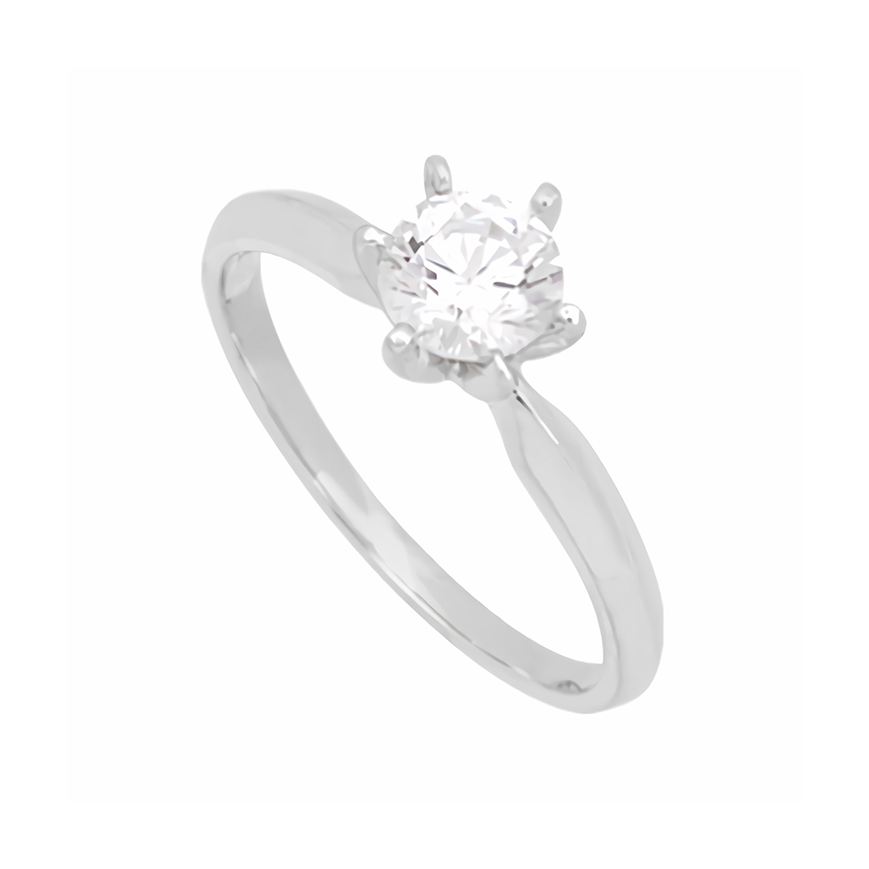 Amor Eterno - Solitario Hermoso / Reina / Oro 14k Solido