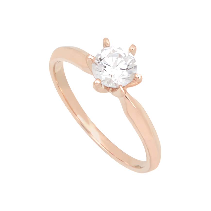 Amor Eterno - Solitario Hermoso / Reina / Oro 10k Solido