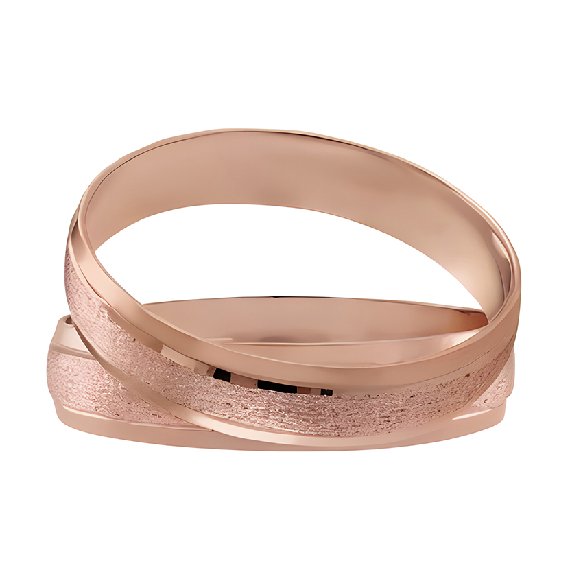 Argollas Cascada 14k