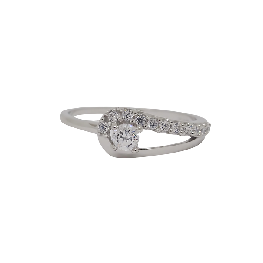 Amor Eterno - Anillo Drop / Oro 14k Sólido