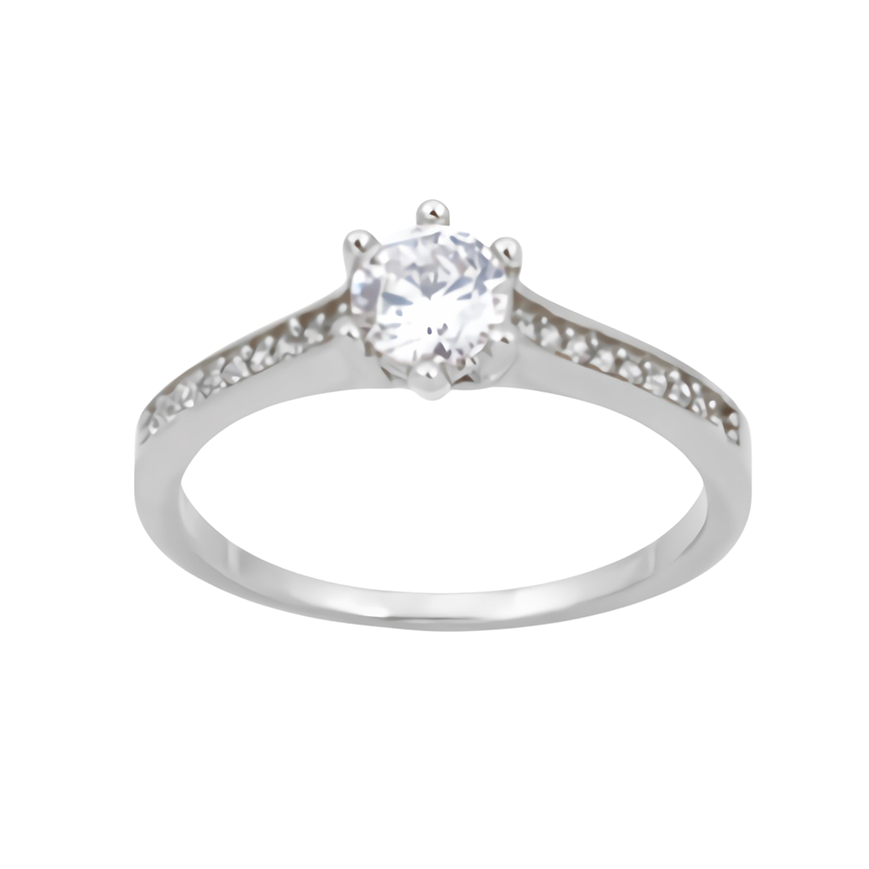 Amor Eterno - Solitario Hermoso / Zara / Oro 10k Solido