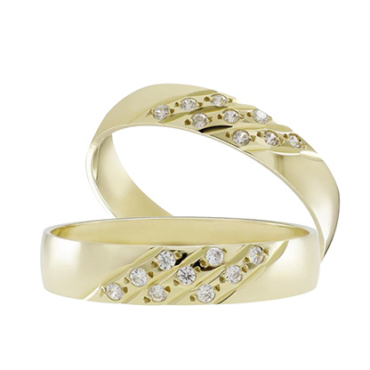 Argollas Paradise 14k