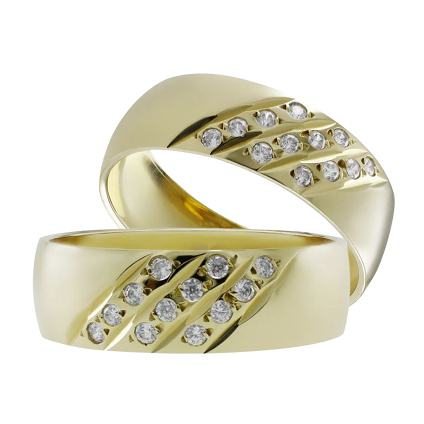 Argollas Paradise 14k