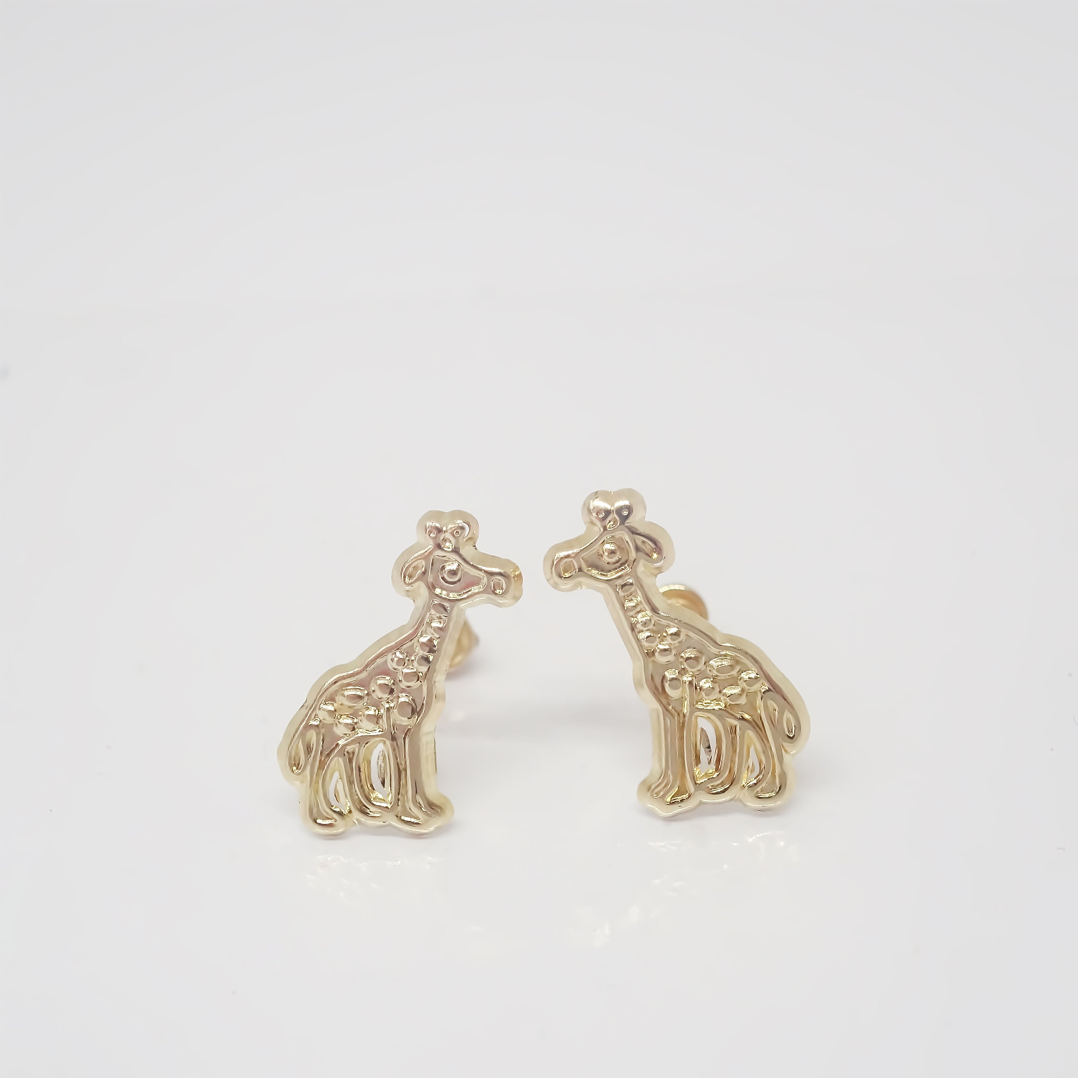 Amor Eterno - Broqueles Aretes / Jirafa / Oro 10k