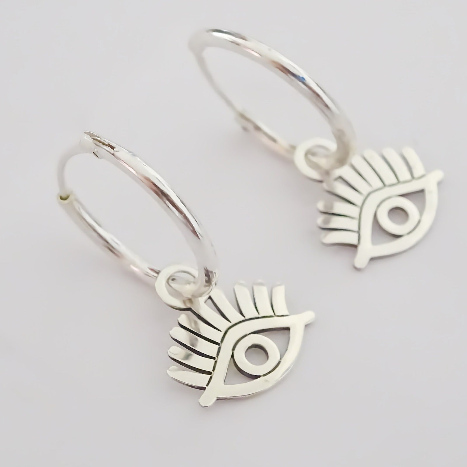 Amor Eterno - Arracadas / Aretes / Ojo Turco / 925