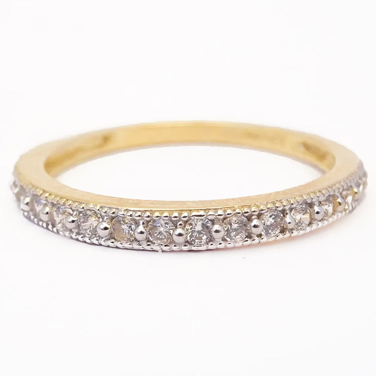 Amor Eterno - Churumbela Pavé / Oro Solido 14k