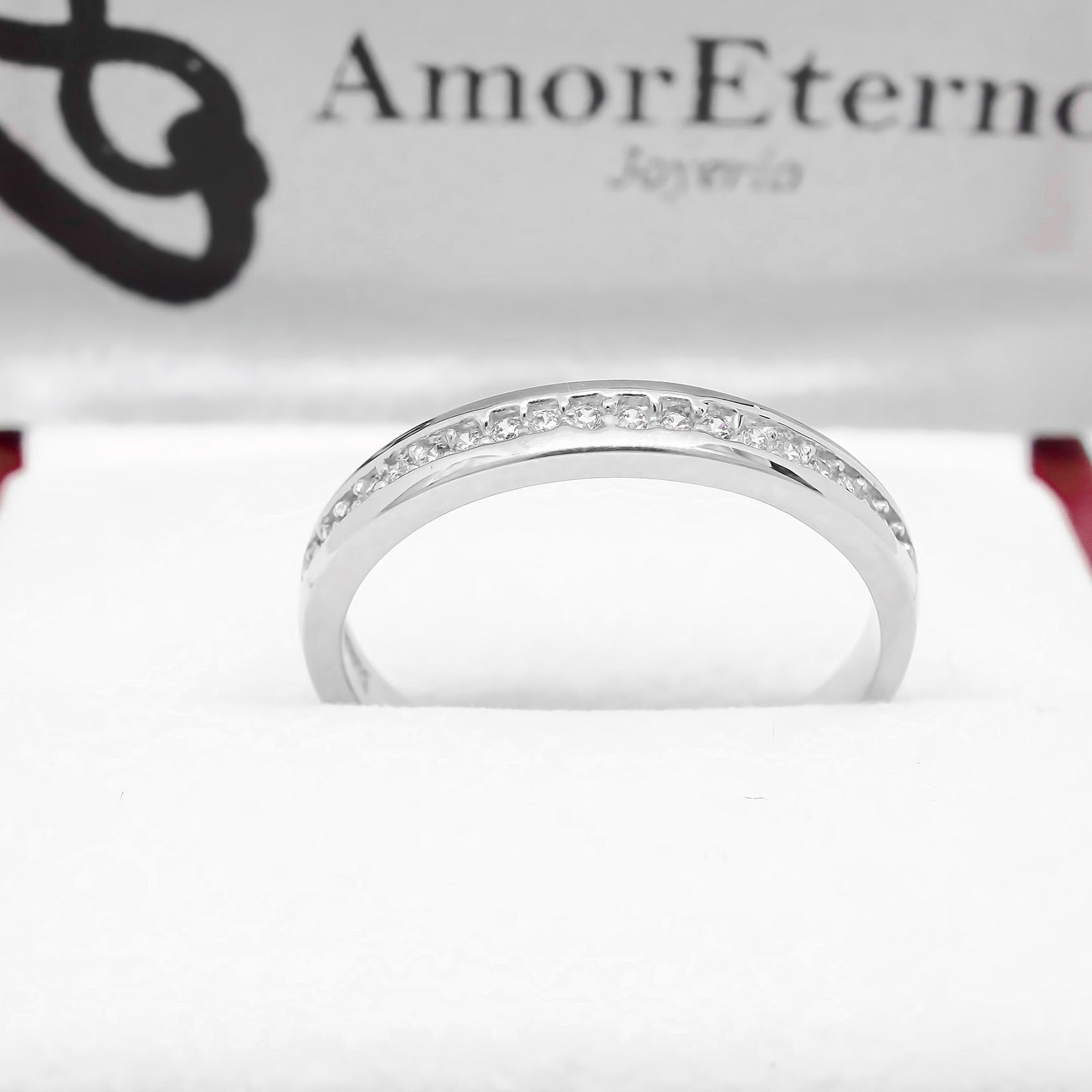 Amor Eterno - Churumbela Eva / Oro 14k/ Blanco