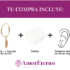 Dije con arracada Pluma Oro 10k. - Imagen 5
