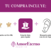 Amor Eterno - Broqueles Coronita Bebé / Aretes / Oro 10k - Imagen 9