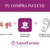 Amor Eterno - Broqueles Perfil Barbie / Aretes Oro 10k - Imagen 9