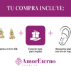 Amor Eterno - Broqueles Cohetes / Aretes / Oro 10k - Imagen 7