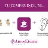 Amor Eterno - Broqueles Astronauta / Aretes / Oro 10k - Imagen 7
