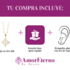 Amor Eterno - Dije Nudo De Bruja / Oro Sólido 10k + Cadena - Imagen 9