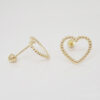 Amor Eterno - Broqueles Corazón / Aretes / Oro Sólido 10k - Imagen 7
