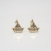 Amor Eterno - Broqueles Barquito / Aretes / Oro 10k - Imagen 4