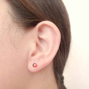 Amor Eterno - Broqueles Catarina Bebé Aretes / Oro 10k - Imagen 8
